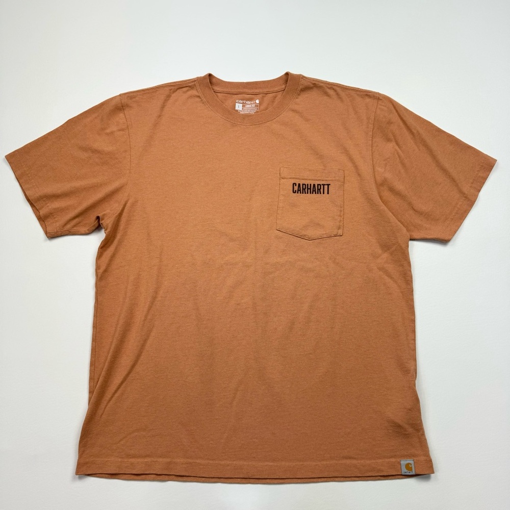 Men’s Carhartt Short Sleeve Pocket T-Shirt Size Large Loose Fit